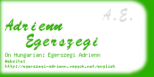 adrienn egerszegi business card